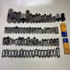 KONVOLUT 75 Stück RCA Telefunken Valvo Ring Sol Röhren / Tube lot Hi-Fi Sammlung
