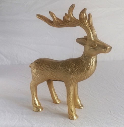Hirsch gold metall - 20, cm