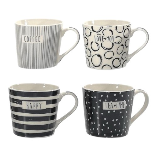 Set cups frühstück - set, 4