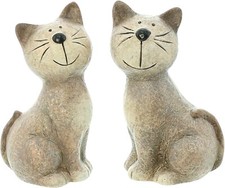 Dekofigur "Katze", 2er Set, 16
