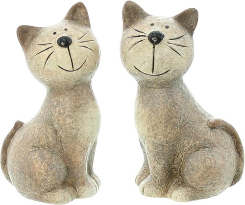 Dekofigur katze 2er set - 2er, 16