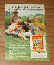 Seltene Werbung DONALD BUBBLE