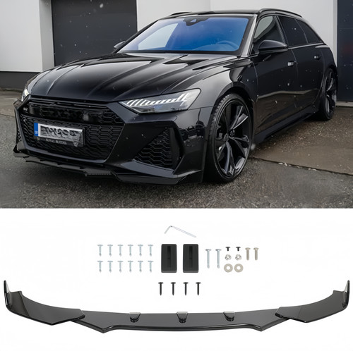Glänzend schwarz frontspoiler - glänzend,