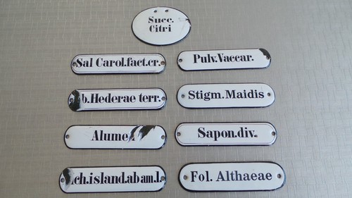 Antik email schild reklame - 9,