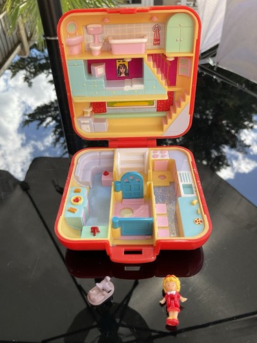Rote vintage polly pocket - polly,