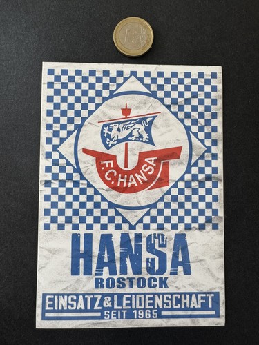 Hansa rostock aufkleber - hansa,