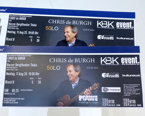 Konzertkarten chris burgh - konzertkarten,