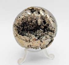 Pyrit Kugel 6,3 cm aus Peru