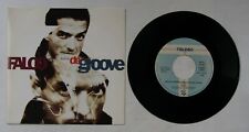 Falco Data De Groove GER 7inch Vinyl Single 1990 Large Centre Top!