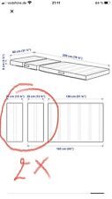 IKEA 2x Matratzen NEU Für Lang oder kurz verstellbares Kinder- und Jugendbett