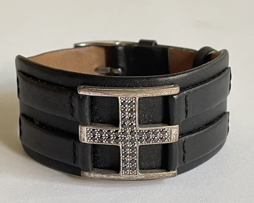 Esprit armband leder edelstahl - leder,