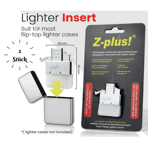 Plus gaseinsatz mit - z-plus,