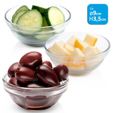 3er Set Dip Schüssel Glas