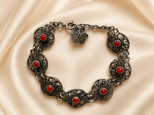Art deco armband - art, koralle
