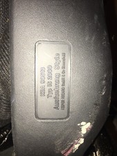 used recaro sport seat, black