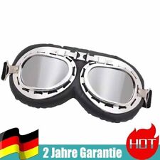 Motorradbrille Classic Fliegerbrille gepolstert Motorrad Biker Brille Cabrio DE