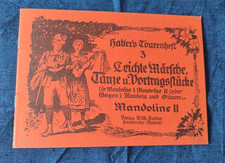 Halters Tourenheft Nr. 3 - Leichte Märsche, Tänze u. Vortragsstücke, Mandoline 2