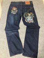 Ed Hardy Jeans 36x32 Adler