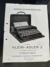Schreibmaschine Klein Adler 2