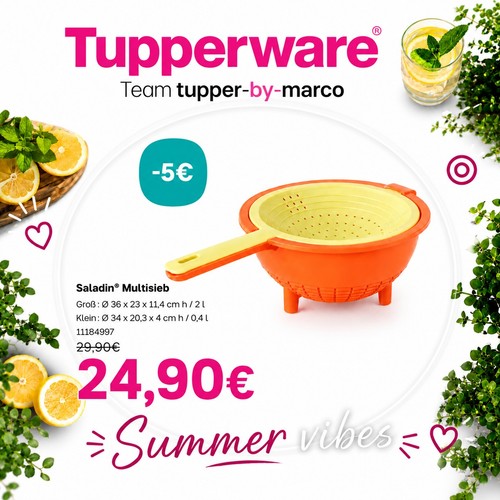 Tupperware saladin sieb - tupperware,