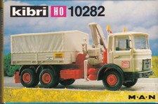 Kibri H0-Bausatz 10282 "DB" 3-achs Schwerlast Zugmaschine mit Kran,  ungebaut