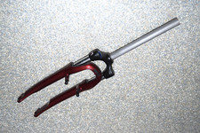 SR Suntour SF15 CR-8V Federgabel 26 Zoll Speed Lockout Federweg weinrot