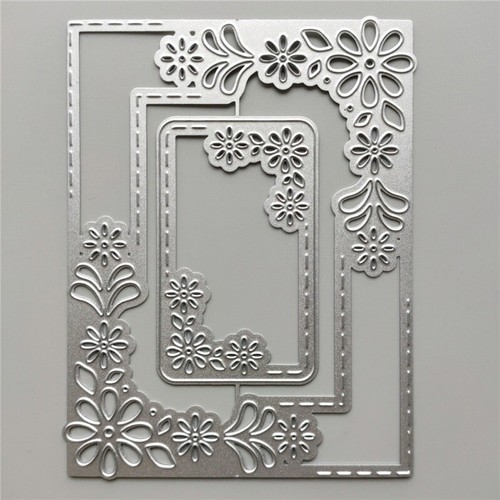 Rechteckige blume metall - rechteckige,