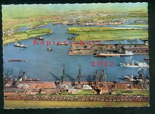 Emden hafen hafengebiet - ak, emden,