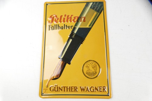 Pelikan blechschild retroware - pelikan,