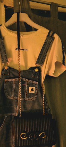 Carhartt wip latzhose blau - carhartt,