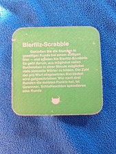 Bierdeckel Bierfilz Scrabble Motiv 1