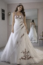 ♥️2-farbiges Brautkleid