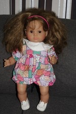 Vintage Max Zapf 40 Z 16 Spielpuppe mit Stimme RAR ca.40cm Stoffkörper