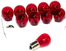 10 x 12V 21W Rot BA15s Birne