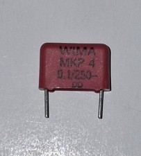 10x WIMA Kondensator MKP4 0,1/250 0.1uF 100nF 250V RM 10