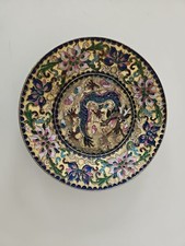 Antike Cloisonne Teller Qing
