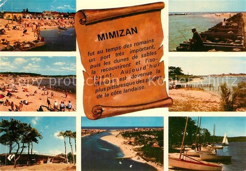 Mimizan plage strandpartien - plage,