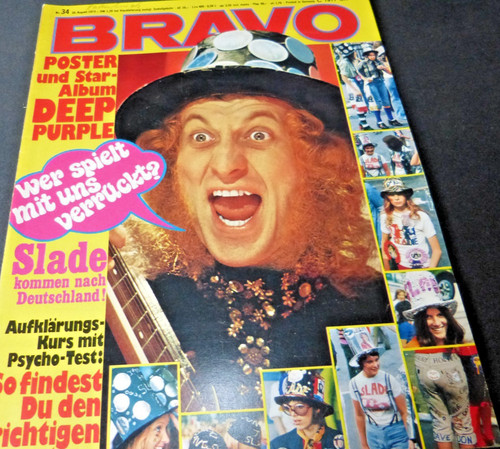 Bravo 1973 slade - bravo, nr.34/1973