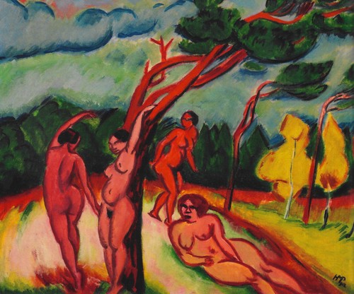 Max pechstein vier akte - pechstein,