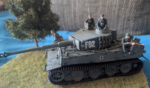 Diorama gebaut tiger i - gebaut,