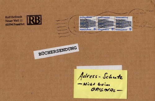 Brief mit rollstempel - brief,