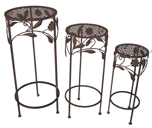 Hocker set 3tlg gartendeko - set,