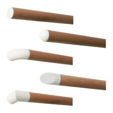 Montagefertiger Buche Handlauf Geländer lackiert weiße Endstücke Treppe Wand V2A