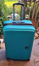 Großer Hauptstadtkoffer "Mitte" Türkis Groß erweiterbar