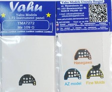 Me-109G-6 & later Coloured PE instrument panel - AZ Model - Fine Molds - / 1:72