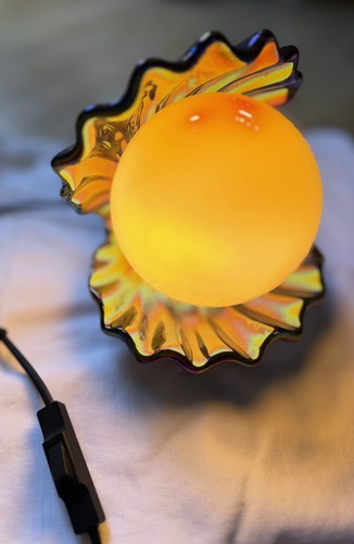 Vintage muschellampe - vintage,