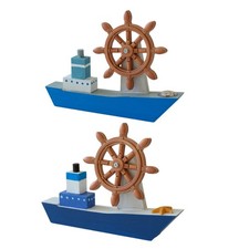  2 Pcs Segelschiff-ornament