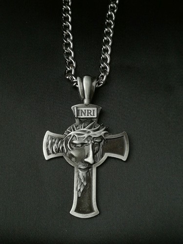 Kreuz anhänger mit halskette - kreuz,