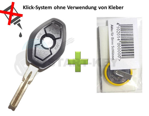 Bmw schlüssel gehäuse akku - schlüssel, +