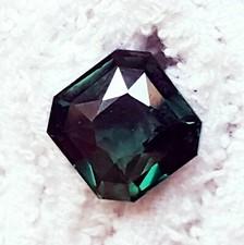 Asscher Schliff Grün Turmalin